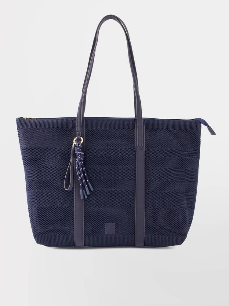 Sac cabas Jazacaba - Couleur bleu marine - Pour Femme - TBS - Taille TU