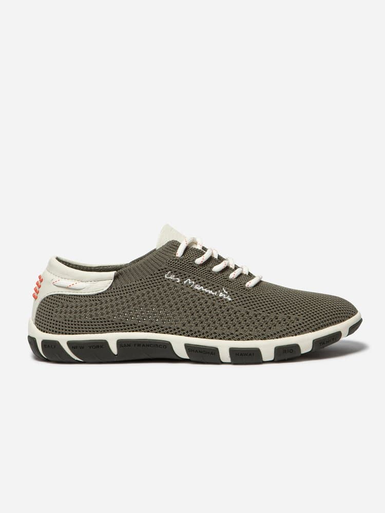 Tennis toile Jazaria pour Femme - Couleur vert - TBS - Pointure 39