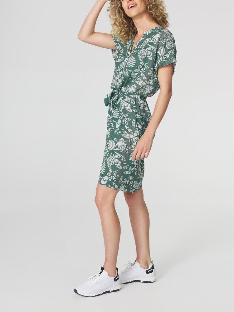 Robe courte Janierob - Couleur vert - Pour Femme - TBS - Taille 42