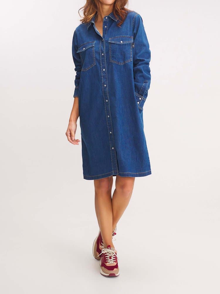 Robe courte Jianirob19502 - Couleur bleu - Pour Femme - TBS - Taille 44