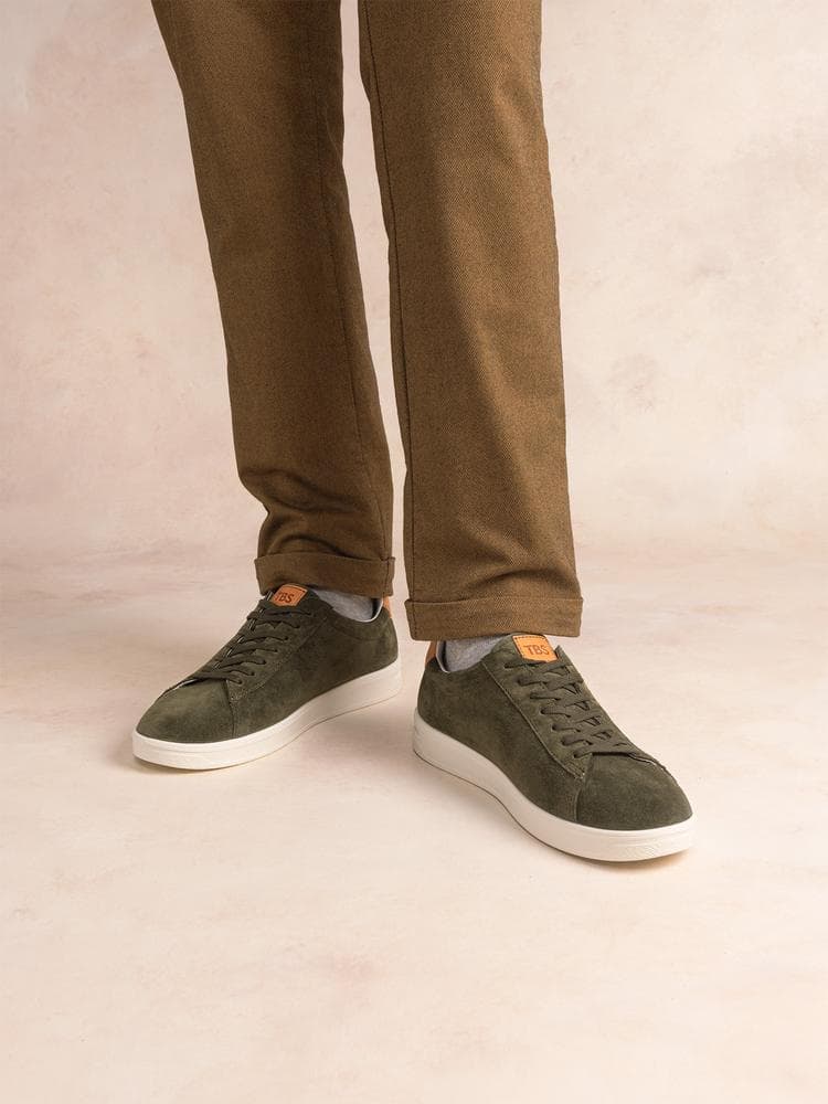 Baskets made in France Flauber pour Homme - Couleur vert - TBS - Pointure 44