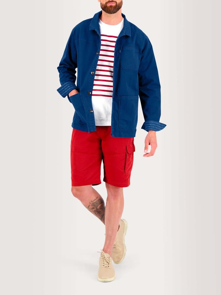 Chemise manches longues Artursur - Couleur bleu - Pour Homme - TBS - Taille XL