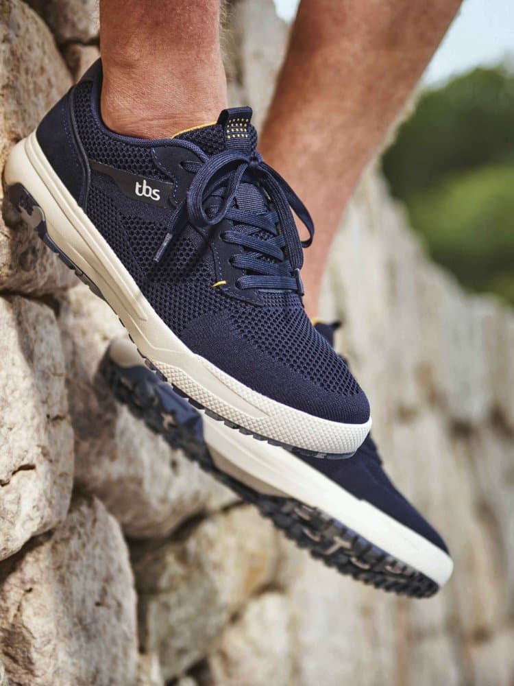 Tennis toile Neopole pour Homme - Couleur bleu - TBS - Pointure 44