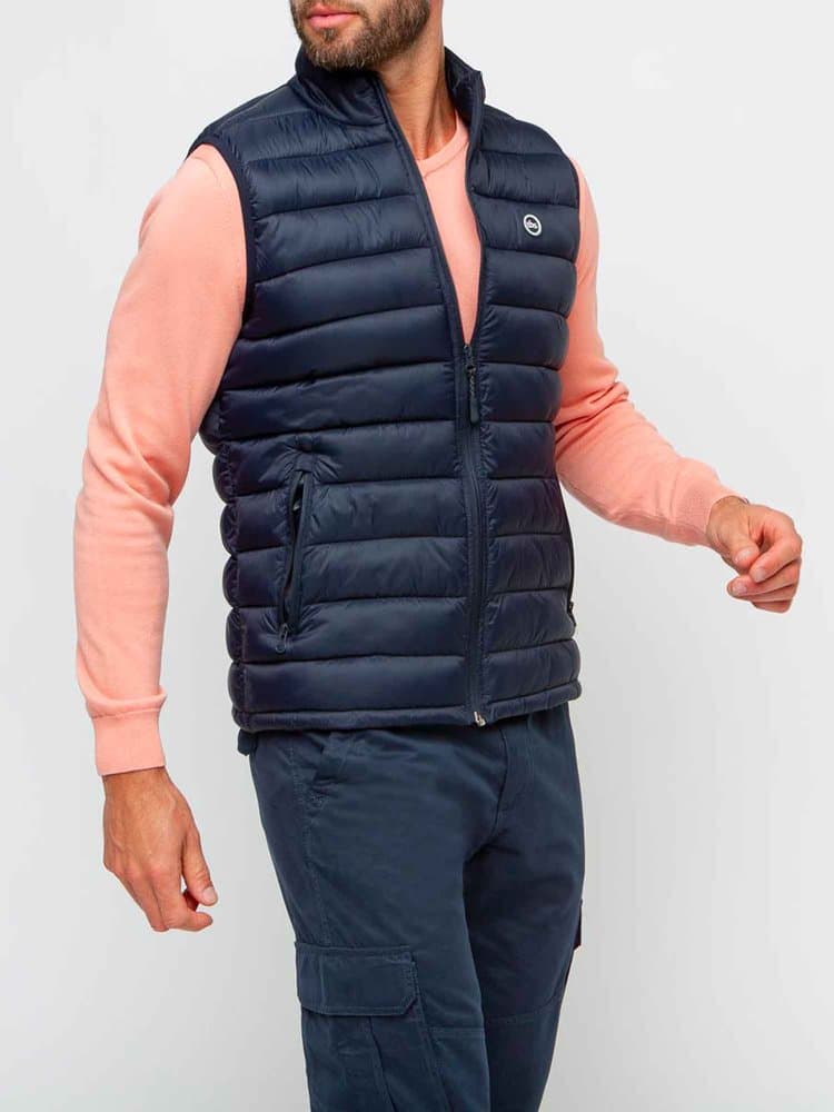 Doudoune Fabiasan24032 - Couleur bleu marine - Pour Homme - TBS - Taille S