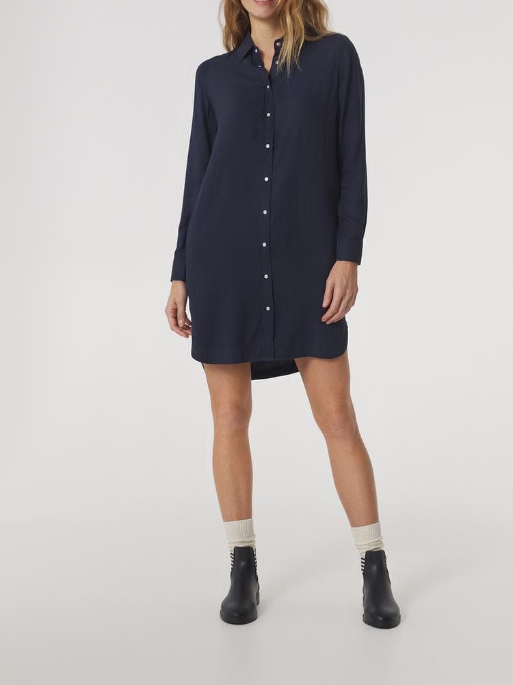 Robe courte Anaelrob - Couleur bleu marine - Pour Femme - TBS - Taille 48