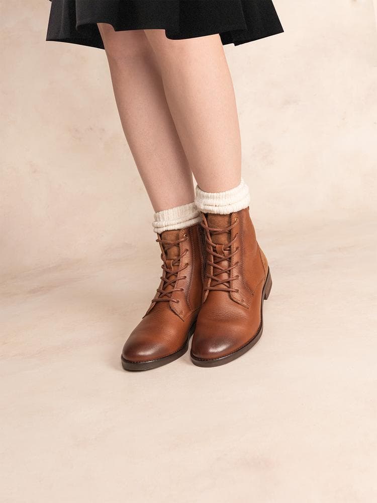 Bottines Fanelie pour Femme - Couleur marron - TBS - Pointure 40