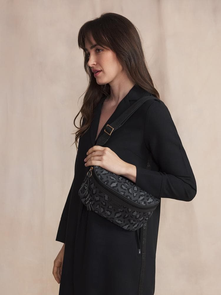 Sac banane Jazaban - Couleur noir - Pour Femme - TBS - Taille TU