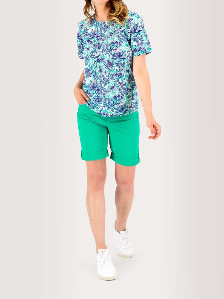 Blouse col rond Fridamis - Couleur vert - Pour Femme - TBS - Taille 44