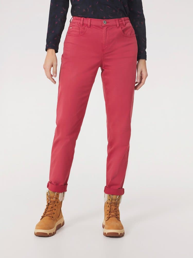 Pantalon Nattypoc - Couleur rose/rouge - Pour Femme - TBS - Taille 42