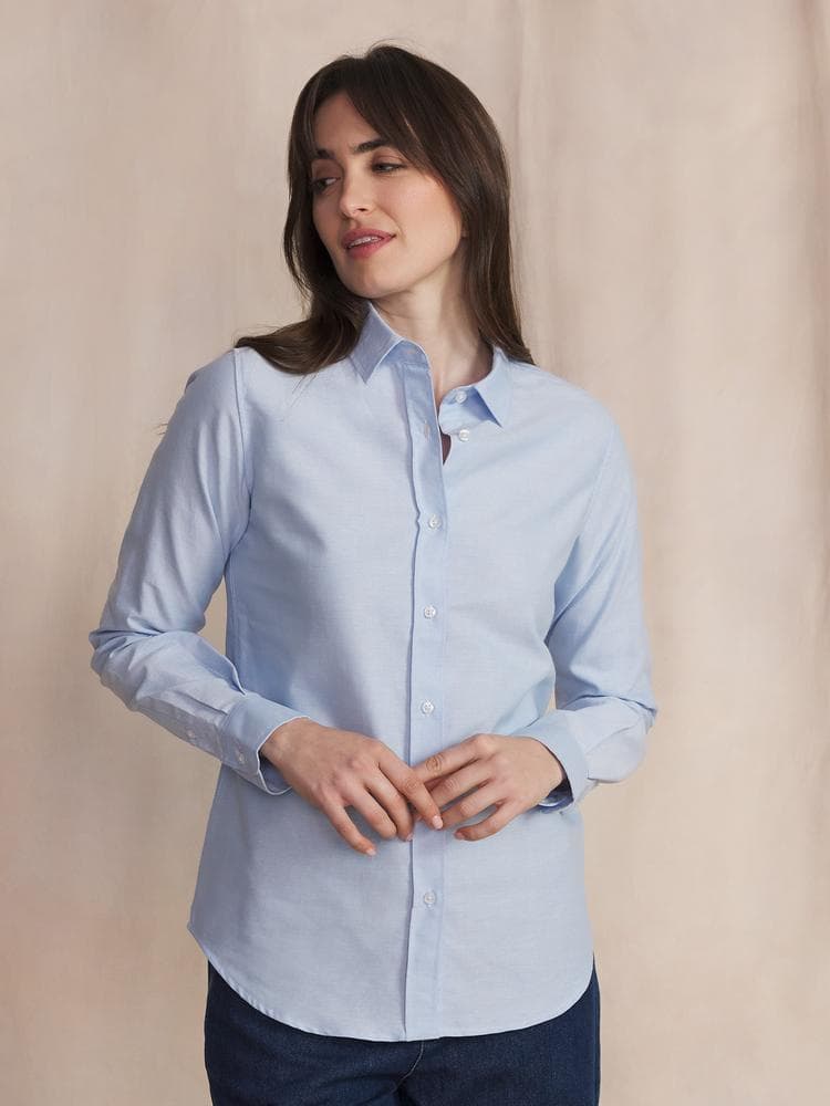 Chemise manches longues Caylache - Couleur bleu - Pour Femme - TBS - Taille 48