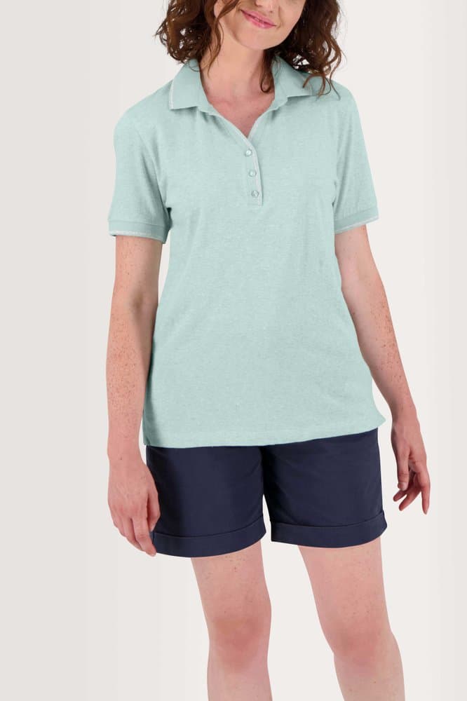 Polo manches courtes Adinapol - Couleur vert - Pour Femme - TBS - Taille 38