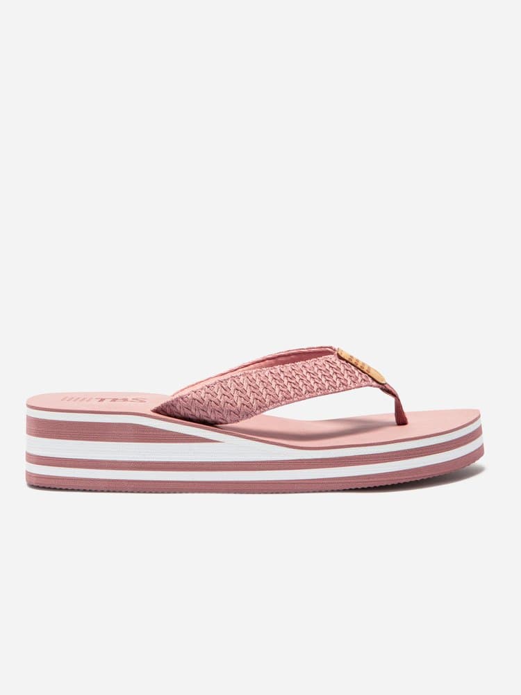 Tongs Granada pour Femme - Couleur rose/rouge - TBS - Pointure 41