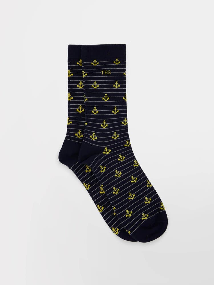 Chaussettes Garysock145d2 - Couleur bleu - Pour Homme - TBS - Taille 39/42