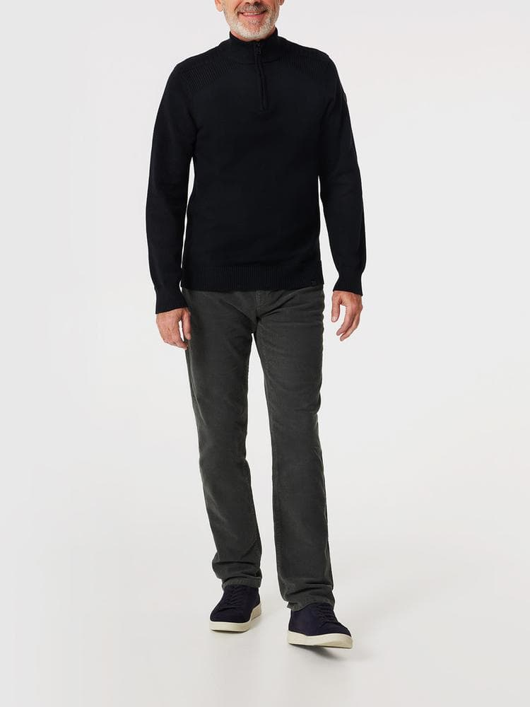 Pull col camionneur Axelecam - Couleur noir - Pour Homme - TBS - Taille S