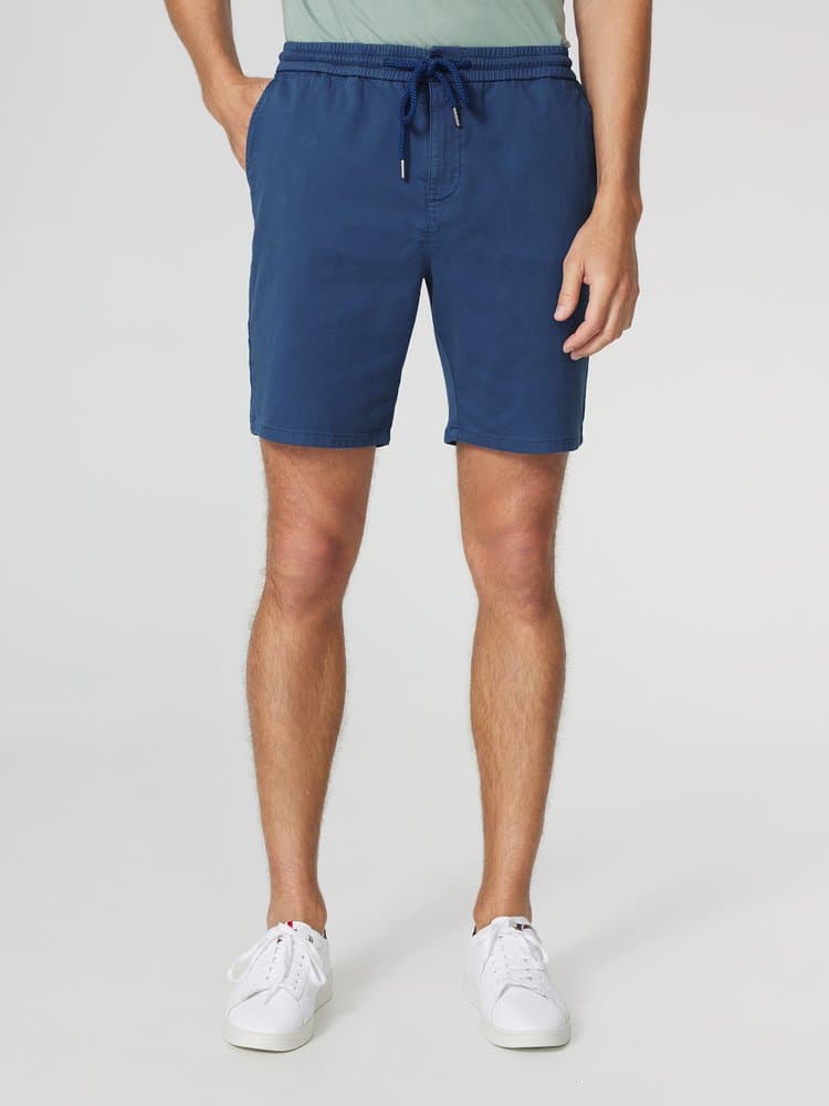 Bermuda ceinture élastiquée Foxeeber - Couleur bleu - Pour Homme - TBS - Taille 52