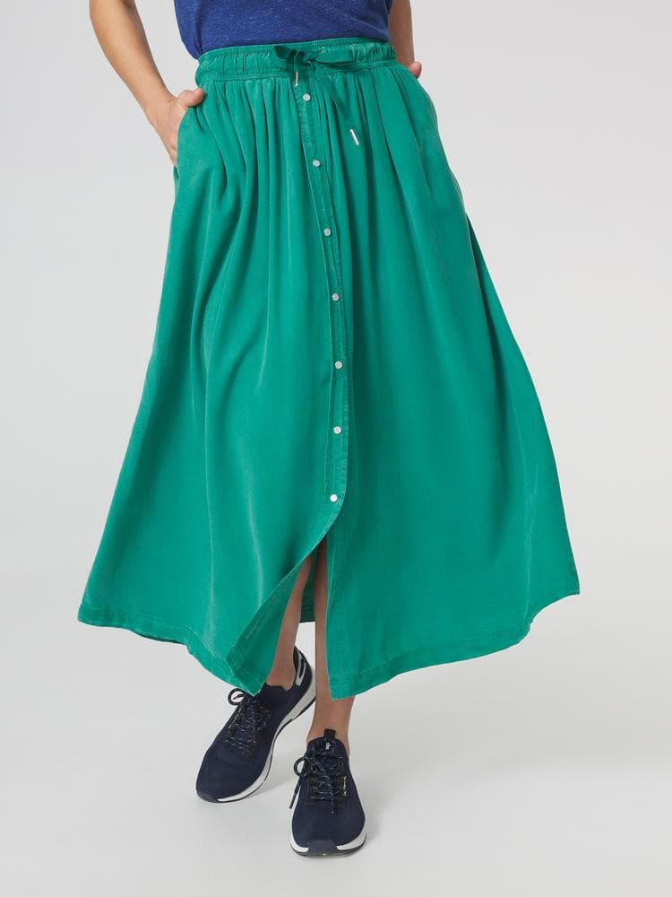 Jupe longue Myrnojup - Couleur vert - Pour Femme - TBS - Taille 42
