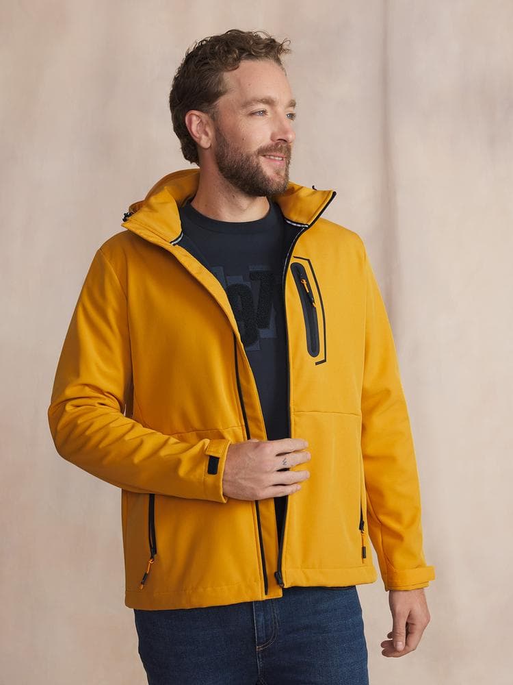 Blouson imperméable Henryves - Couleur jaune/orange - Pour Homme - TBS - Taille S