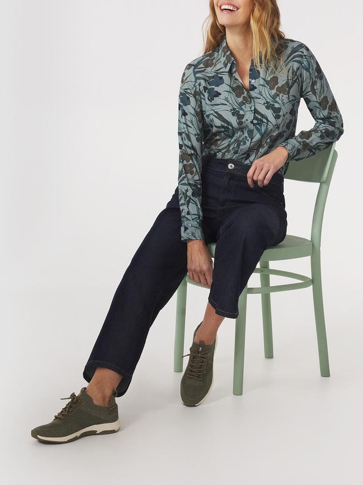 Chemise manches longues Blomyche - Couleur vert - Pour Femme - TBS - Taille 36