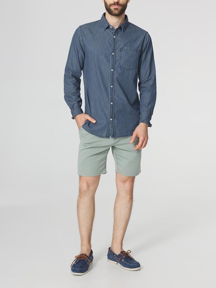 Chemise manches longues Marische - Couleur bleu - Pour Homme - TBS - Taille M