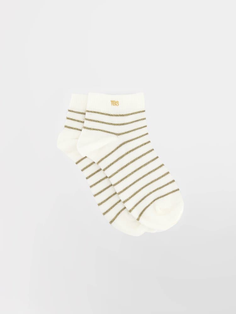 Chaussettes basses Lowluxy - Couleur vert - Pour Femme - TBS - Taille 39/42