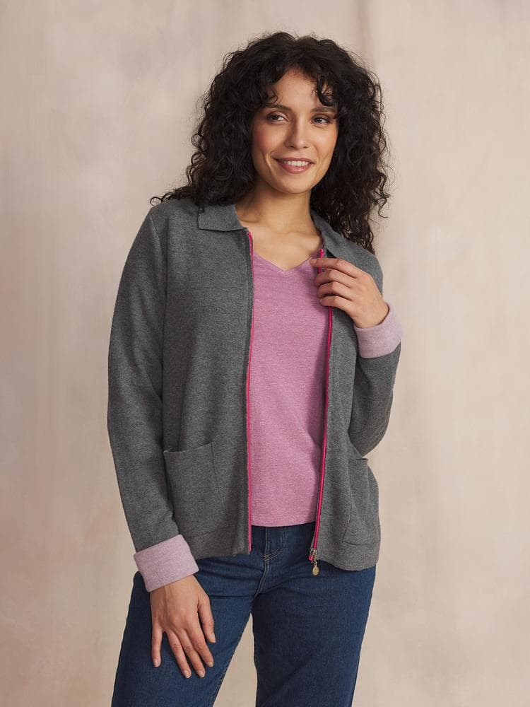 Gilet Piaragil - Couleur gris - Pour Femme - TBS - Taille XL