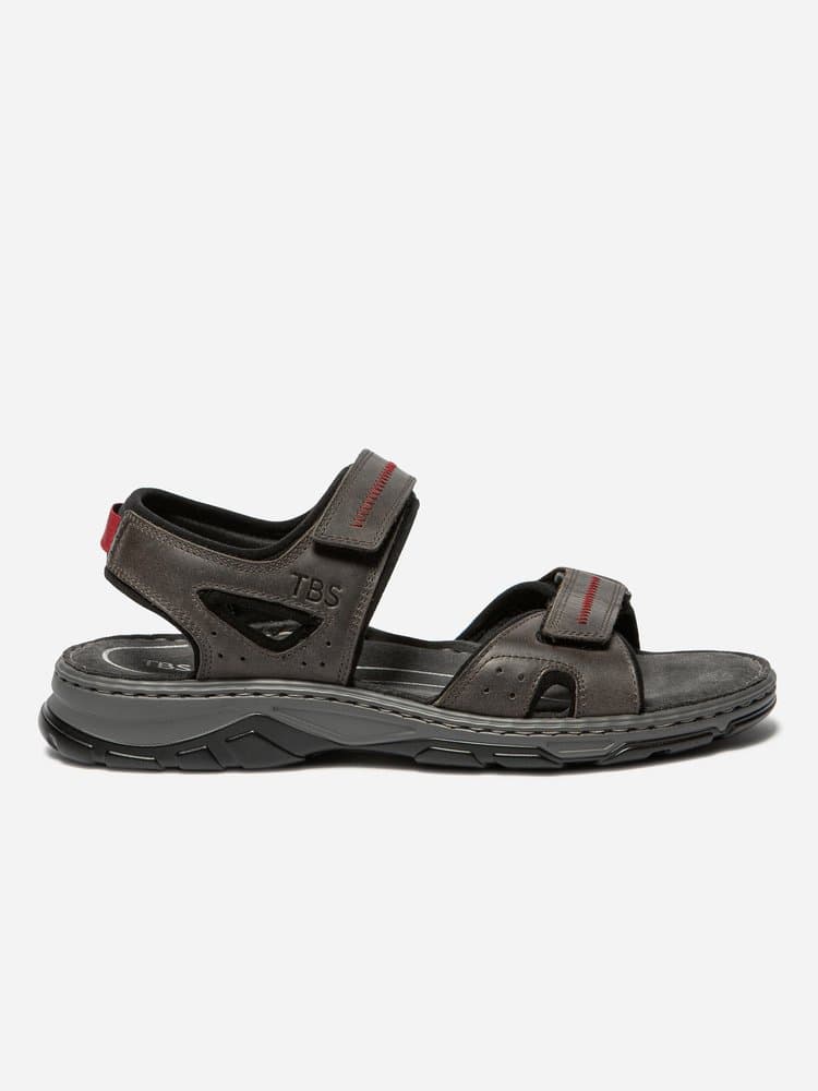 Sandales plates Juliano pour Homme - Couleur gris - TBS - Pointure 40