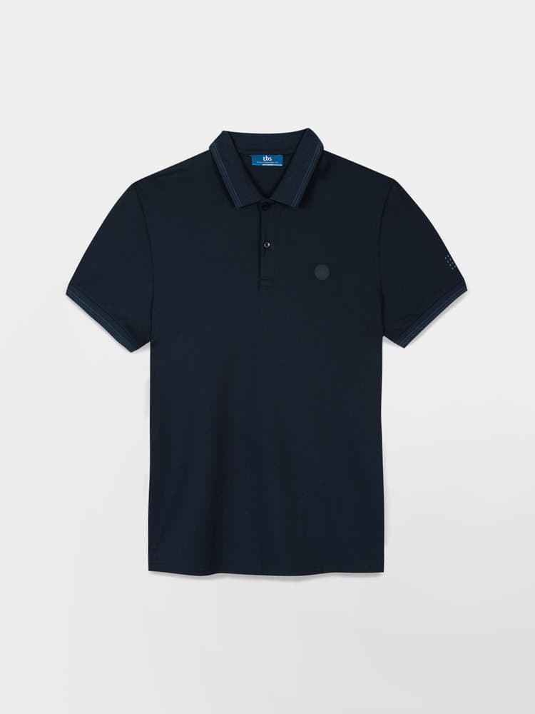 Polo manches courtes Attonpol - Couleur bleu marine - Pour Homme - TBS - Taille 3XL