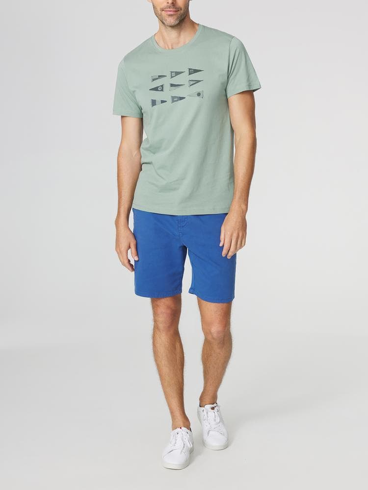 T-shirt manches courtes Albertee - Couleur vert - Pour Homme - TBS - Taille 4XL