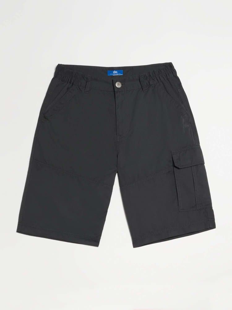 Bermuda ceinture semi-élastiquée avec passants Fuppaber - Couleur noir - Pour Homme - TBS - Taille 48