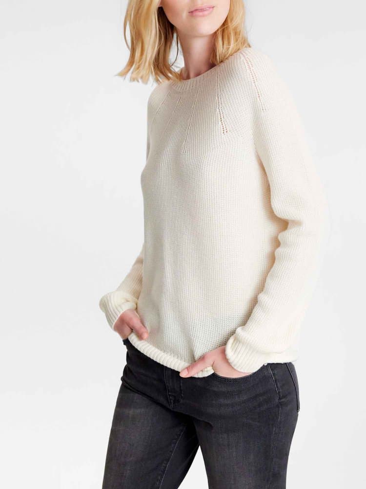 Pull fabriqué en France Maella - Couleur blanc/ecru - Pour Femme - TBS - Taille M