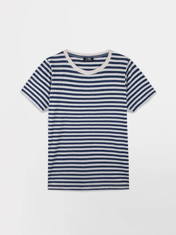 T-shirt manches courtes Adioltee - Couleur bleu - Pour Femme - TBS - Taille L