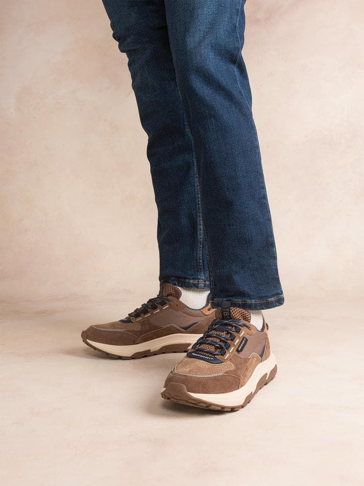 Chaussures de running Jonasse pour Homme - Couleur marron - TBS - Pointure 43