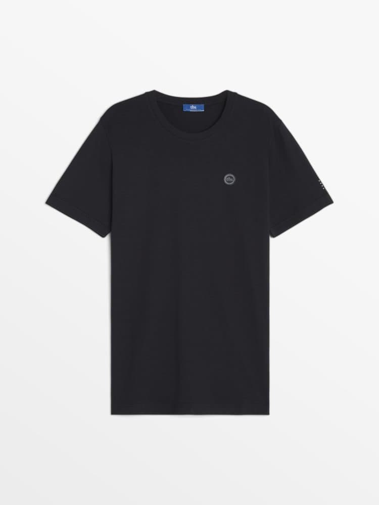 T-shirt manches courtes Pieretee - Couleur noir - Pour Homme - TBS - Taille 3XL