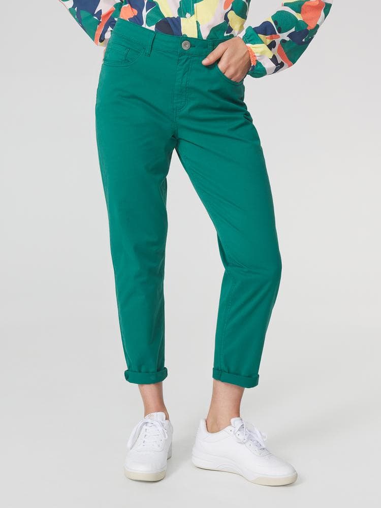 Pantalon 7/8 Santahui - Couleur vert - Pour Femme - TBS - Taille 40