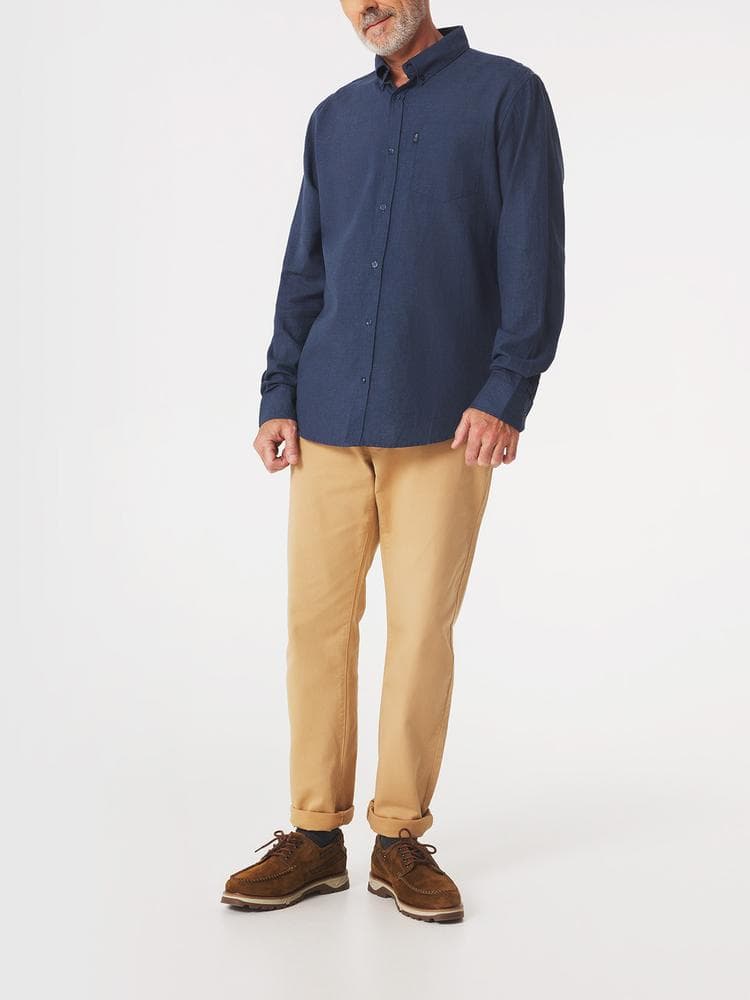 Chemise manches longues Berliche - Couleur bleu - Pour Homme - TBS - Taille 4XL