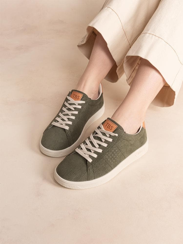 Baskets made in France Felicie pour Femme - Couleur vert - TBS - Pointure 38