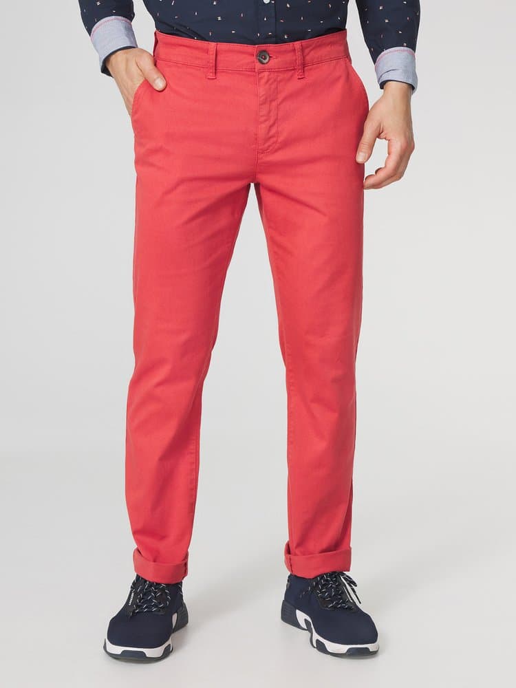 Pantalon chino Arturfan - Couleur rose/rouge - Pour Homme - TBS - Taille 40