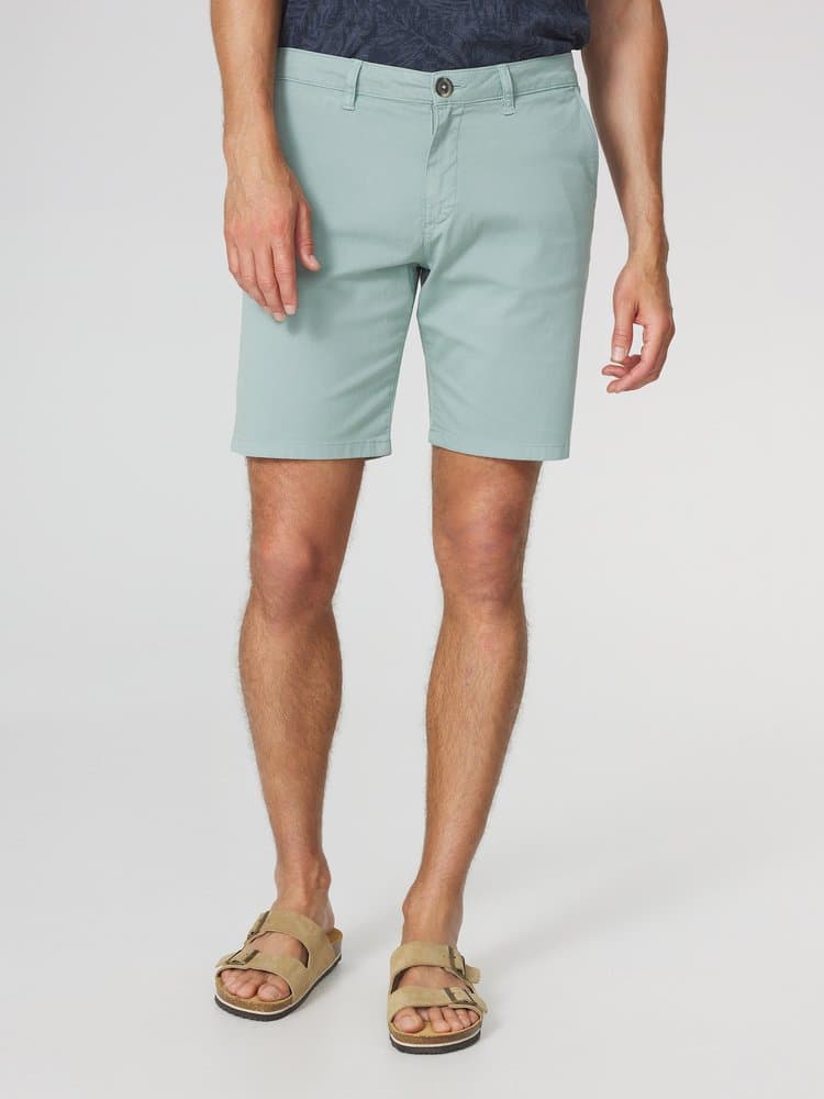 Bermuda ceinture droite avec passants Arturber - Couleur vert - Pour Homme - TBS - Taille 52