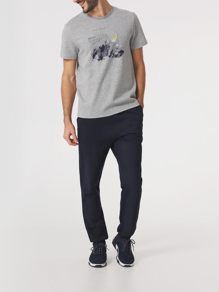 T-shirt manches courtes Luigitee - Couleur gris - Pour Homme - TBS - Taille XL