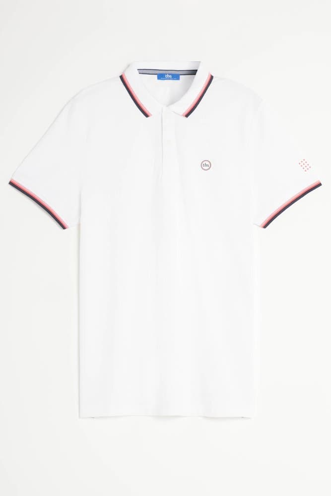 Polo manches courtes Yvanepol - Couleur blanc/ecru - Pour Homme - TBS - Taille 4XL