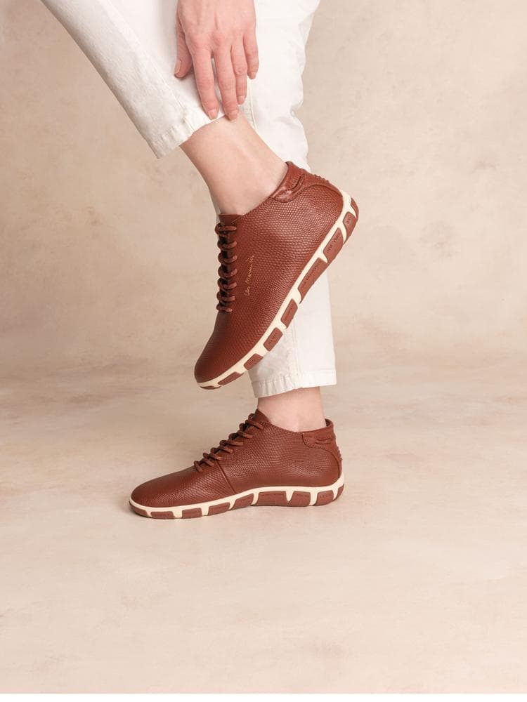 Tennis hautes Juhayna pour Femme - Couleur marron - TBS - Pointure 39