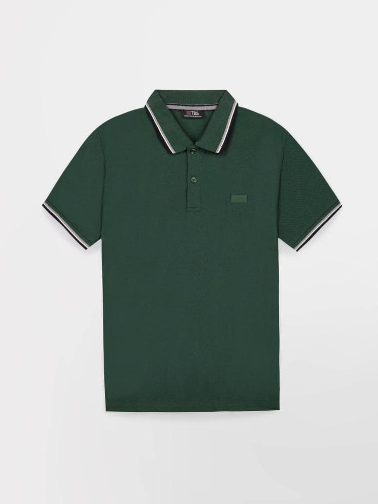 Polo manches courtes Yvanepol - Couleur vert - Pour Homme - TBS - Taille S
