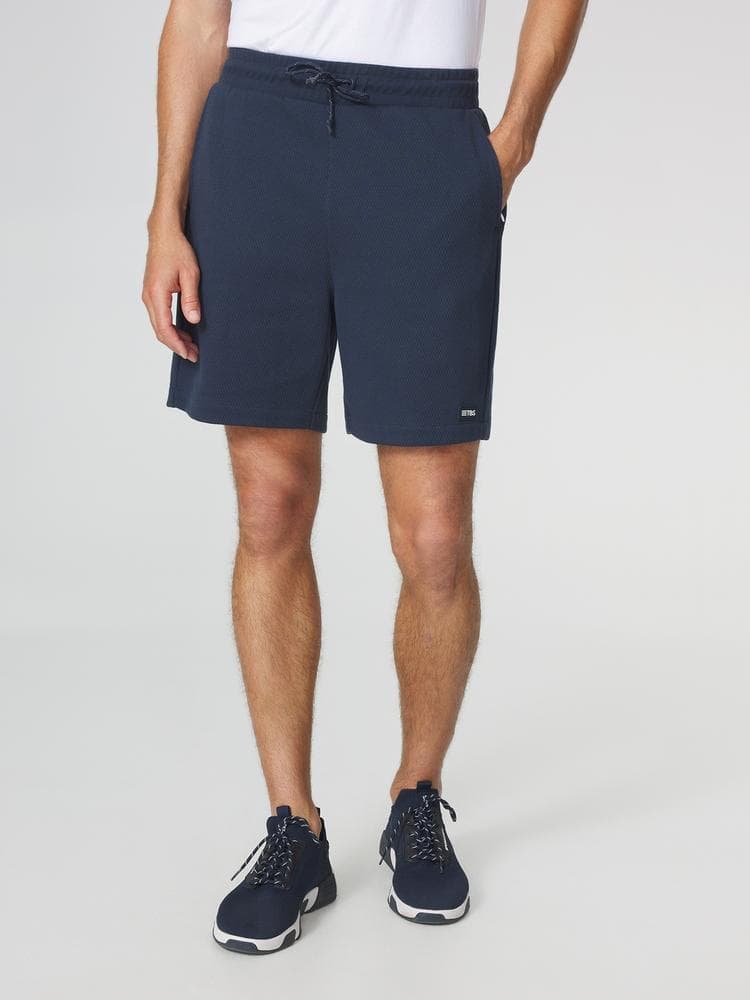 Bermuda ceinture élastiquée Woodyber - Couleur bleu marine - Pour Homme - TBS - Taille 52