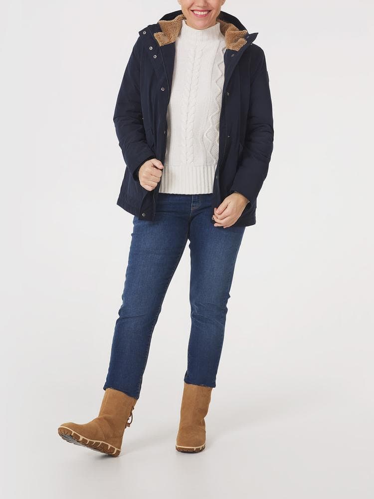 Manteau Juditman - Couleur bleu marine - Pour Femme - TBS - Taille 46