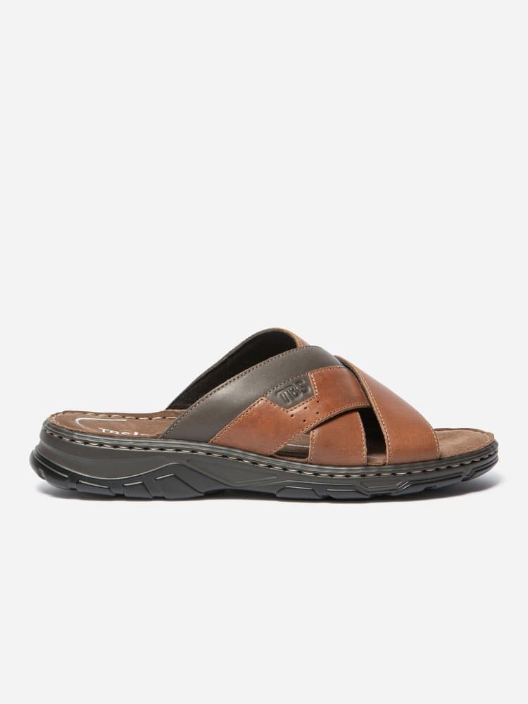 Mules Jacquie pour Homme - Couleur marron - TBS - Pointure 44