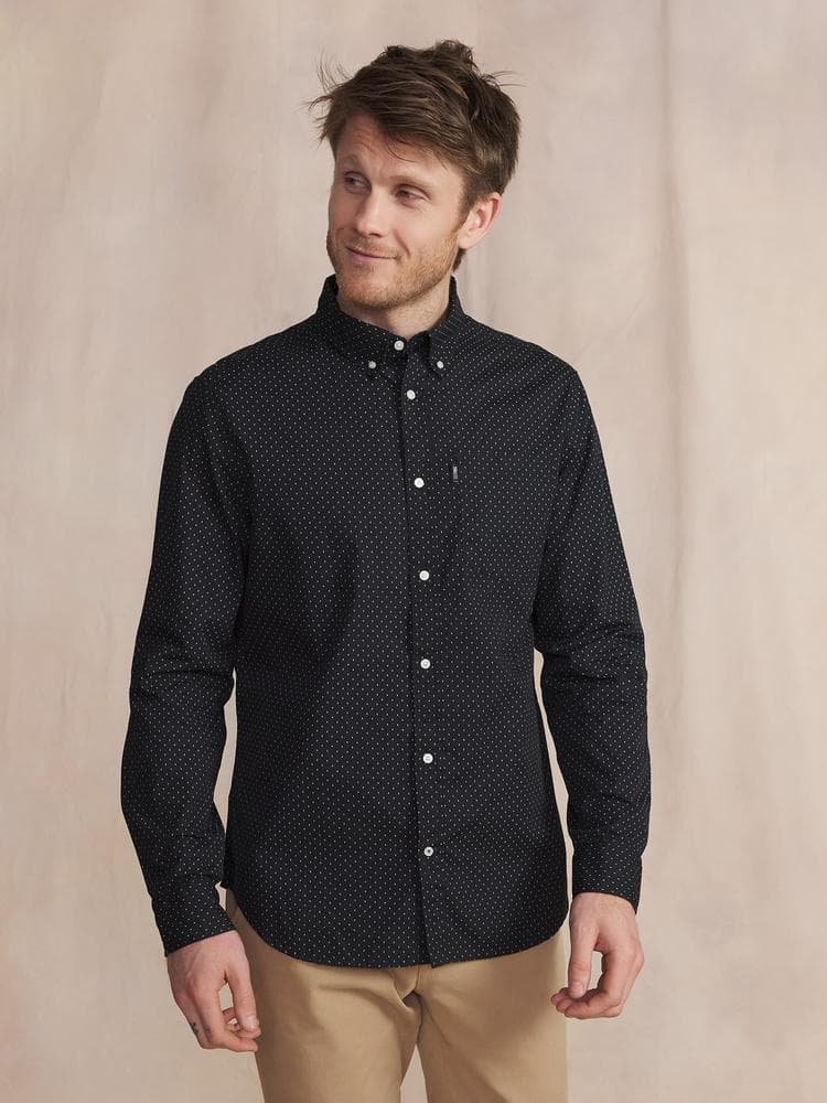 Chemise manches longues Walidche - Couleur noir - Pour Homme - TBS - Taille M