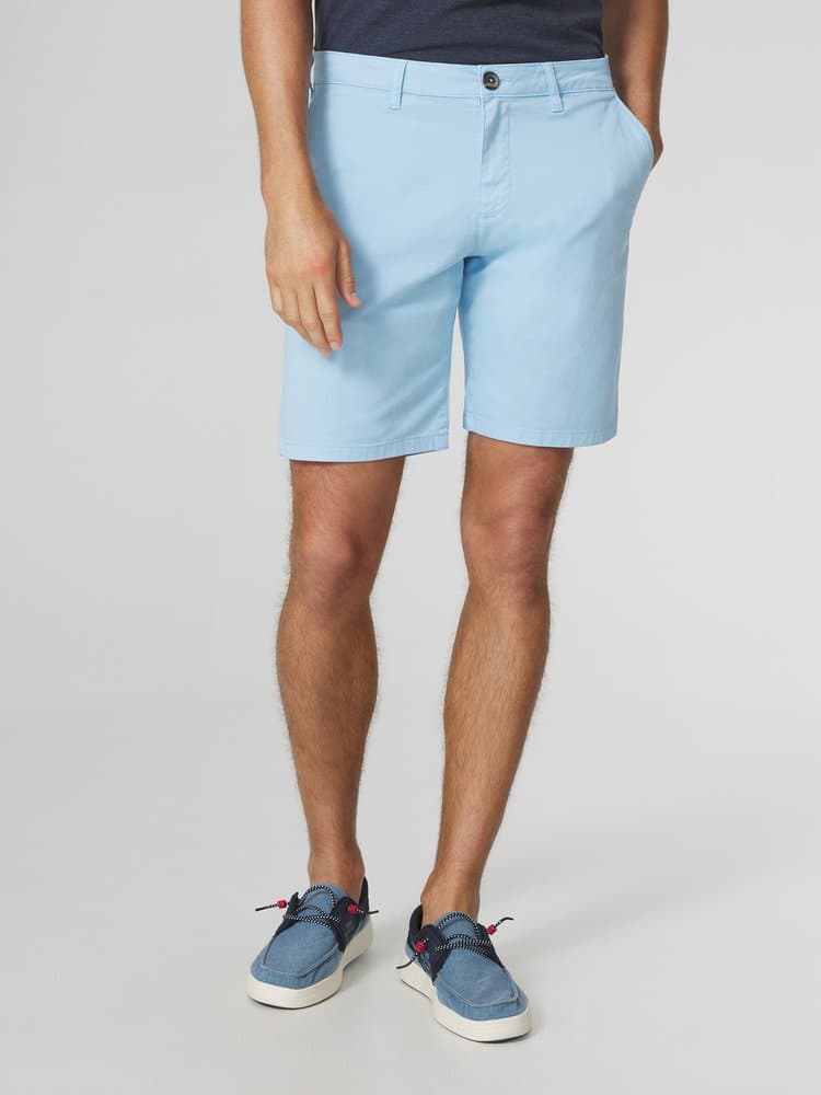 Bermuda ceinture droite avec passants Arturber - Couleur bleu - Pour Homme - TBS - Taille 40