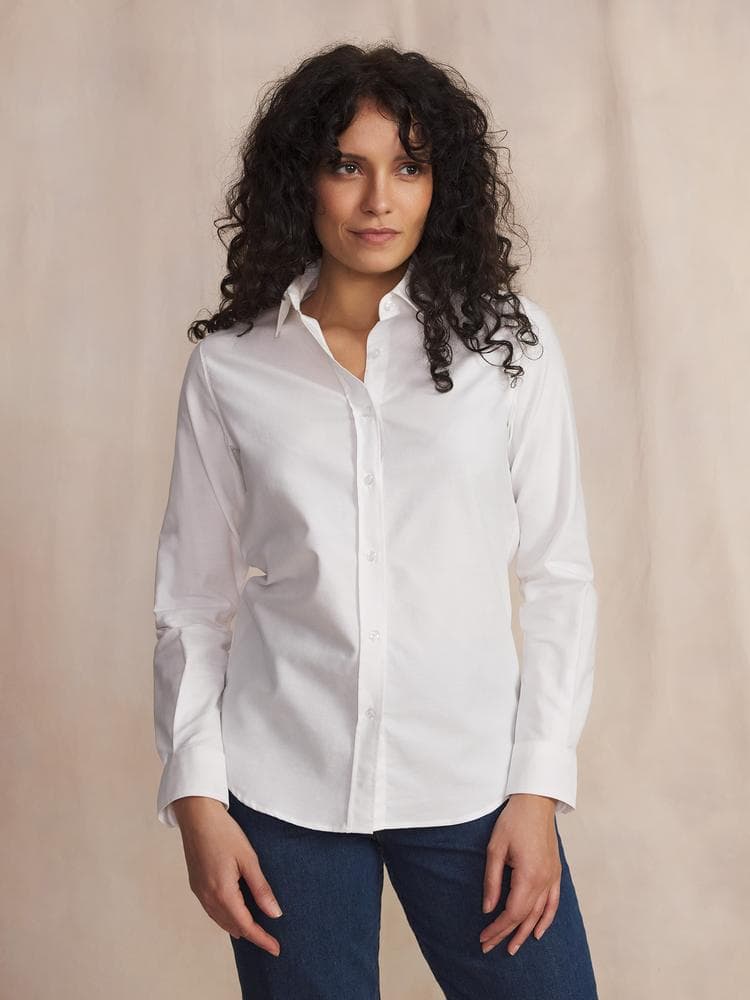 Chemise manches longues Caylache - Couleur blanc/ecru - Pour Femme - TBS - Taille 44