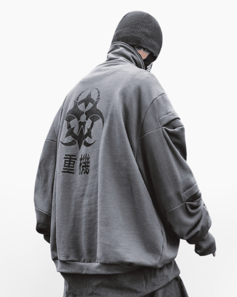 Techwear Biohazard-Pullover