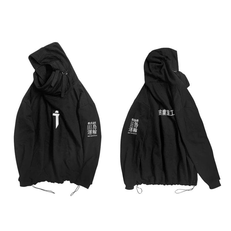 Techwear Futuristischer Hoodie